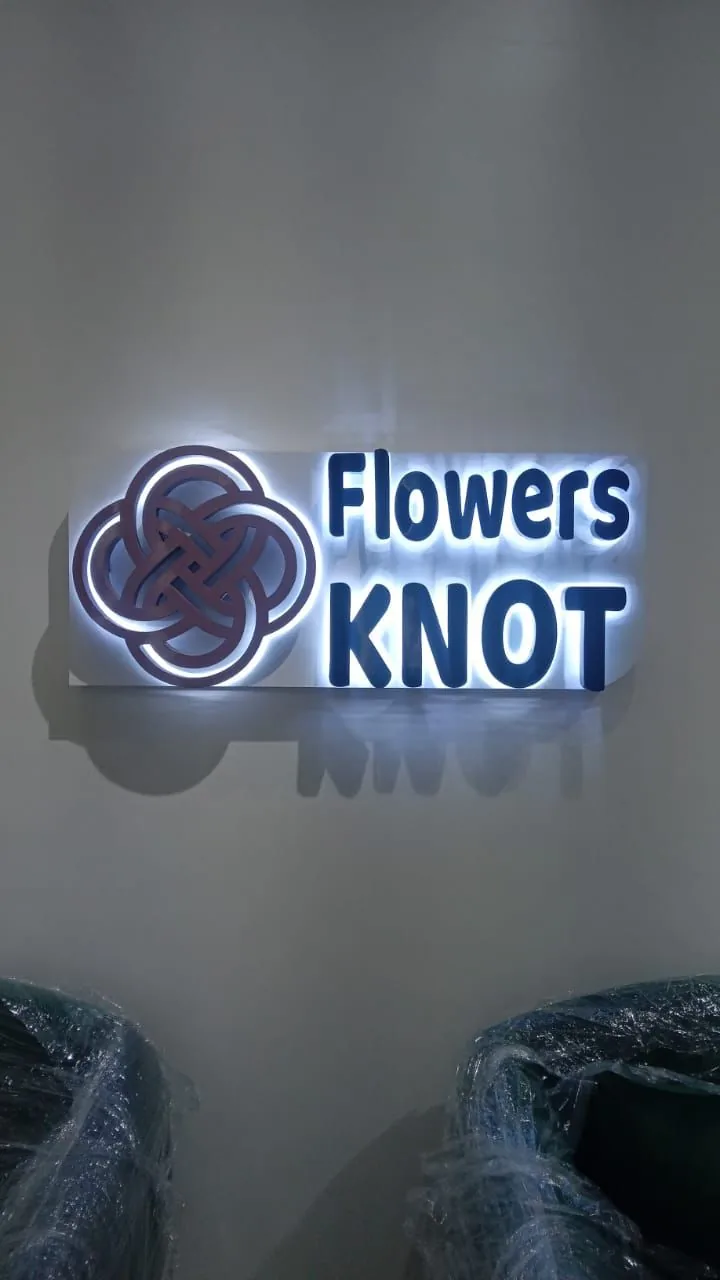 Fabricated 3D letter signage — Al-Rashid Sign, Riyadh