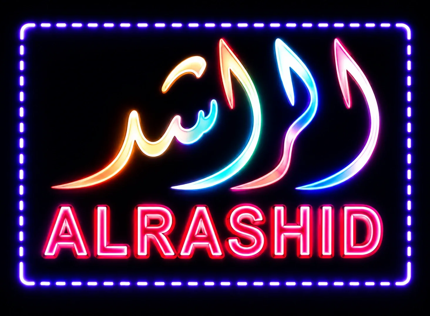 Al-Rashid Sign team and workshop, Riyadh