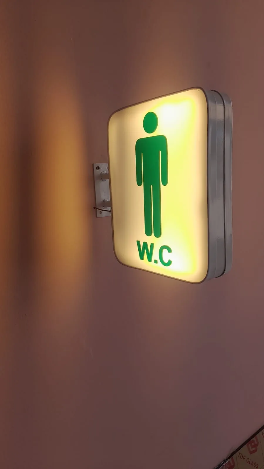 Internal sign fabricated by Al-Rashid Sign